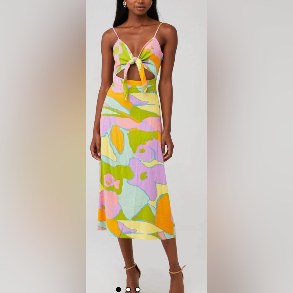 Show me your mumu linen dress
